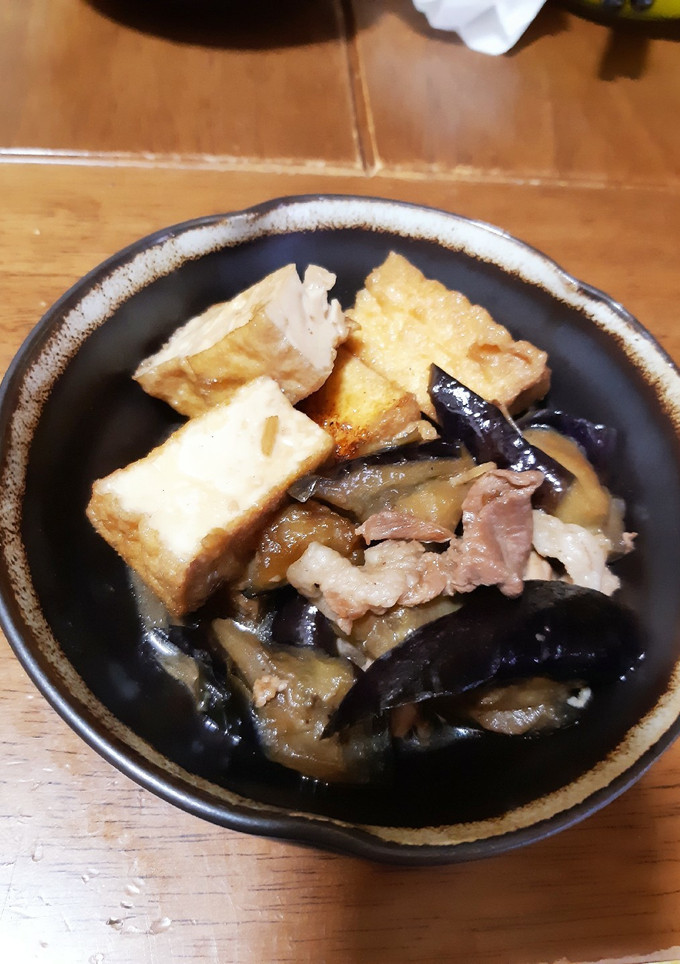 なすと厚揚げの煮物-レシピのメイン写真