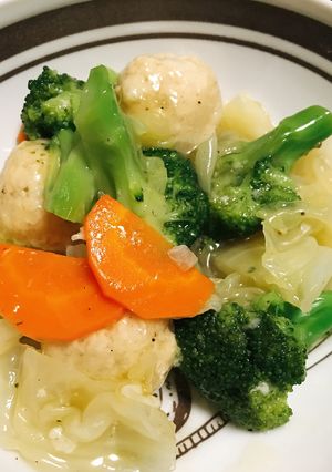 優しい味の簡単ミートボール煮-レシピのメイン写真