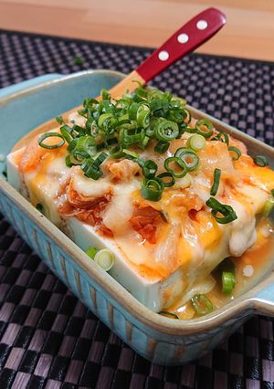 簡単おつまみに♪ キムチーズ豆腐-レシピのメイン写真