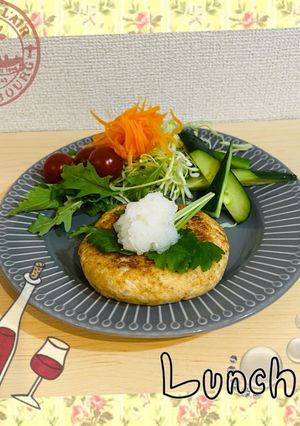 オートミール&豆腐deふわふわハンバーグ-レシピのメイン写真