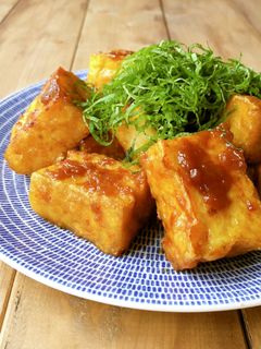 簡単♪厚揚げの梅照り焼き-レシピのメイン写真