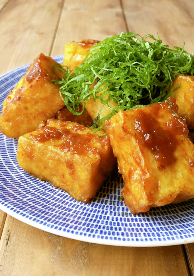 簡単♪厚揚げの梅照り焼き-レシピのメイン写真