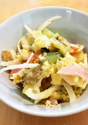 レンチンで簡単！具沢山ポテトサラダ-レシピのメイン写真