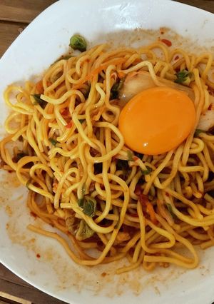 【簡単レンジ料理】キムチ焼きそば-レシピのメイン写真
