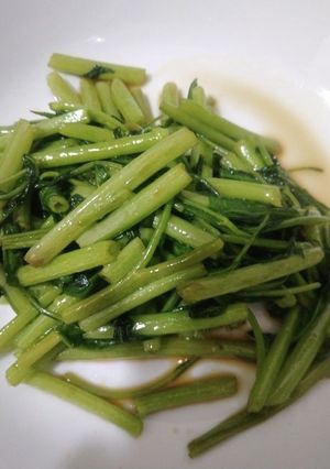 空芯菜炒め。手早く1品。-レシピのメイン写真