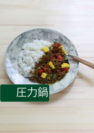 無水夏野菜カレー【圧力鍋】-レシピのメイン写真