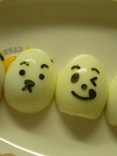 キャラ弁に♪かおたまご♪-レシピのメイン写真