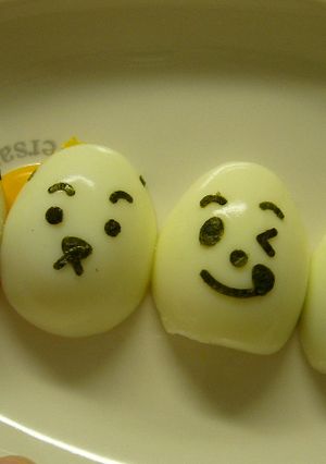 キャラ弁に♪かおたまご♪-レシピのメイン写真