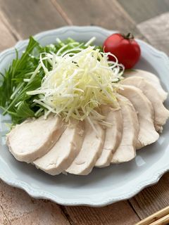 塩麹でつくるふっくら鶏ハム-レシピのメイン写真