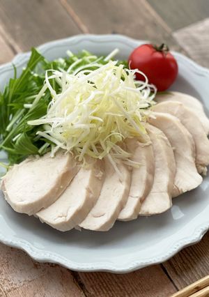 塩麹でつくるふっくら鶏ハム-レシピのメイン写真