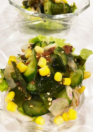きゅうりとツナの梅ポン酢サラダ-レシピのメイン写真