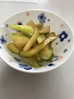 セロリの辛し和え-レシピのメイン写真