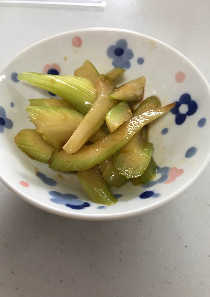 セロリの辛し和え-レシピのメイン写真