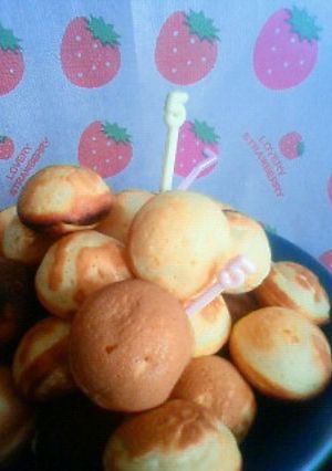 たこ焼き器で鈴カステラ？-レシピのメイン写真