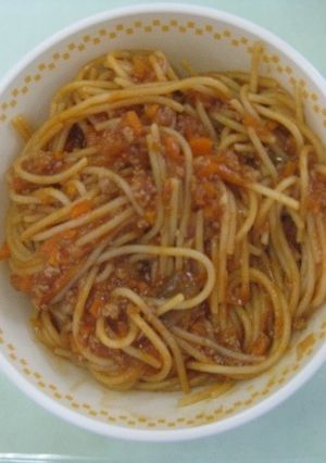 スパゲッティミートソース和え-レシピのメイン写真