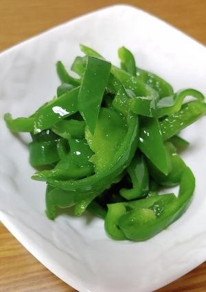 ピーマンの鶏ガラ炒め-レシピのメイン写真