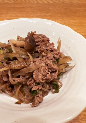 子ども喜ぶ！牛肉とごぼうのしぐれ煮-レシピのメイン写真