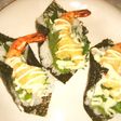 ☆えび天、大葉で手巻き寿司☆