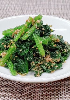 ごま屋が教える「ほうれん草の胡麻和え」-レシピのメイン写真