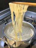 塩不使用の砂糖仕様のうどん麺