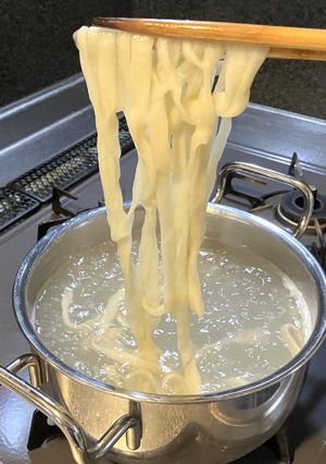 塩不使用の砂糖仕様のうどん麺-レシピのメイン写真
