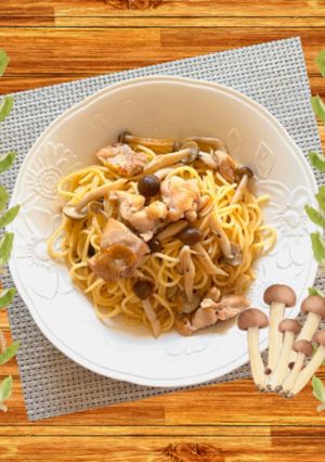 鶏ときのこのパスタ-レシピのメイン写真