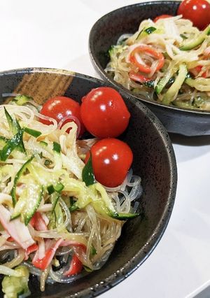 味しみしみ！春雨サラダ-レシピのメイン写真