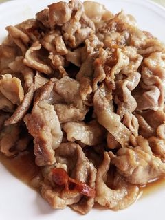 豚こま肉の梅生姜焼き-レシピのメイン写真
