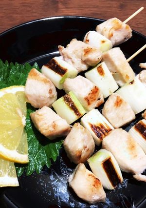 鶏胸肉と白ねぎの【塩焼鳥】-レシピのメイン写真