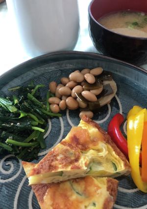 ズッキーニとチーズのスパニッシュオムレツ-レシピのメイン写真
