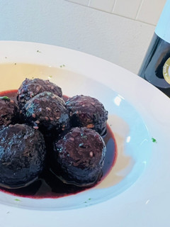 ポルペッティの赤ワイン煮込み(肉団子)-レシピのメイン写真