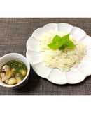 鶏だしつけ麺〜稲庭うどんバージョン〜