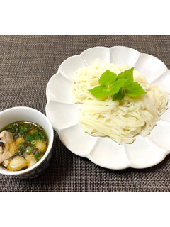 鶏だしつけ麺〜稲庭うどんバージョン〜-レシピのメイン写真