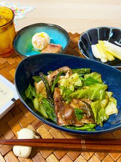 鰤とキャベツのマヨポン炒め-レシピのメイン写真