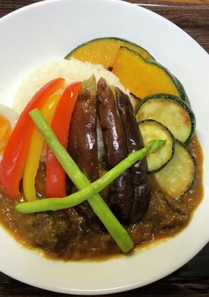 夏野菜のカレー-レシピのメイン写真
