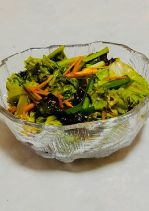 グリーンサラダの中華和え-レシピのメイン写真