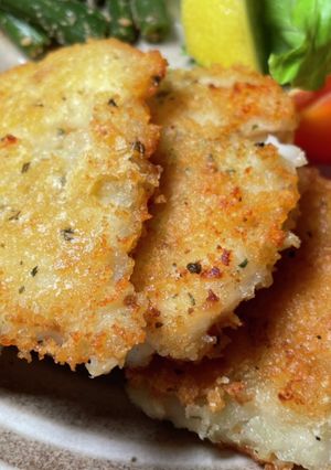 サクふわ！カレイのチーズパン粉焼き-レシピのメイン写真