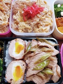 高校生息子、旦那、娘弁当(6/16)-レシピのメイン写真