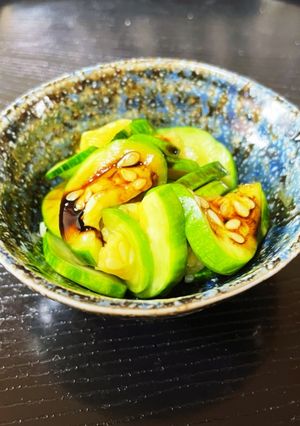超簡単！韓国かぼちゃの即席浅漬け-レシピのメイン写真