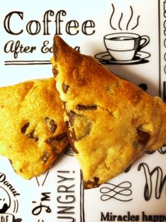 HMで簡単☆スタバ風チョコスコーン-レシピのメイン写真