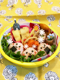 年少 こむすびちゃんお弁当-レシピのメイン写真
