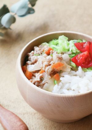 【離乳食完了期・幼児食】タコライス-レシピのメイン写真