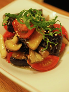 夏野菜とキノコのオリーブサラダ-レシピのメイン写真