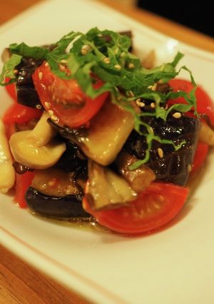 夏野菜とキノコのオリーブサラダ-レシピのメイン写真