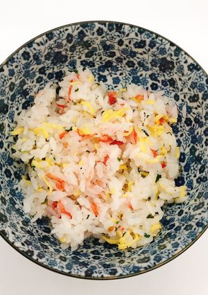 【病院】青菜とえびと錦糸卵のごはん【給食-レシピのメイン写真