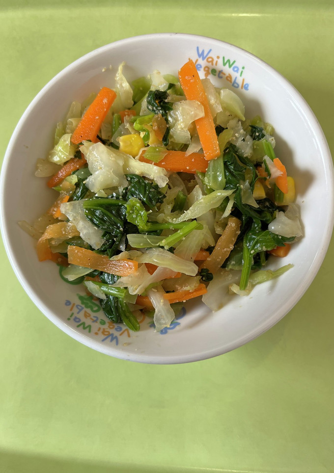 【保育園給食】ほうれん草の中華和え-レシピのメイン写真