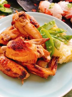手羽先のニンニクしょうゆ焼き-レシピのメイン写真