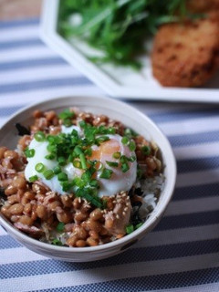 朝からモリモリ♪おツナねばねば納豆丼♪-レシピのメイン写真