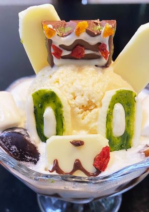 王冠光る!パフェ!らぱふのパフェ!-レシピのメイン写真