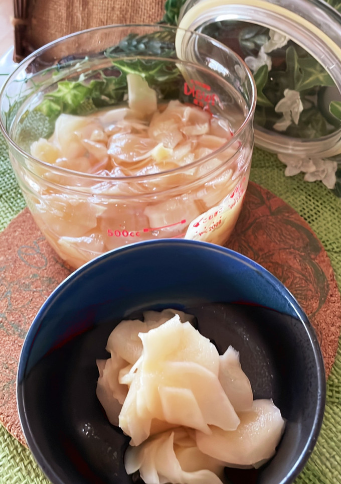 新生姜の甘酢漬け-レシピのメイン写真